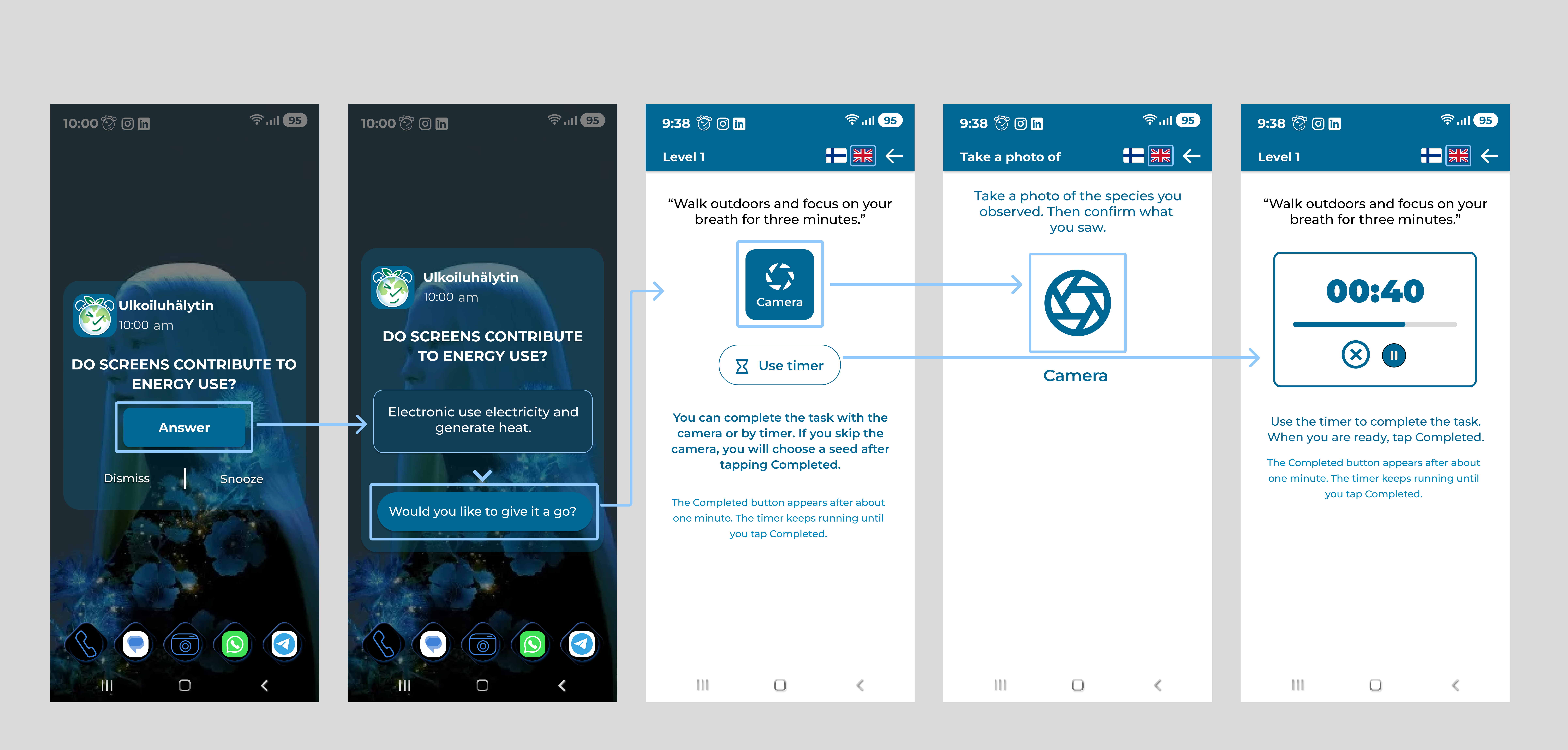 Prototype of Nature Alarm App